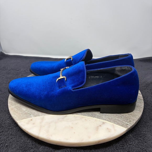 cobalt blue mens dress shoes After Midnight Men's Dress Shoes main image 0